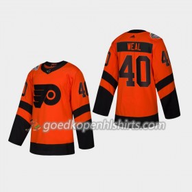 Philadelphia Flyers Jordan Weal 40 Adidas 2019 Stadium Series Authentic Shirt - Mannen